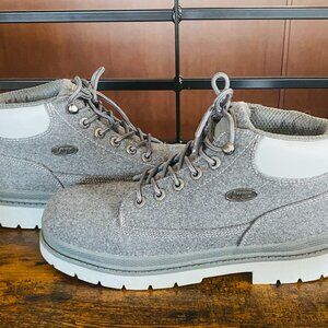 Lugz Men's Drifter Peacoat Boot, Grey Felt/Wool Upper, Men's 9/Euro 42 1/2